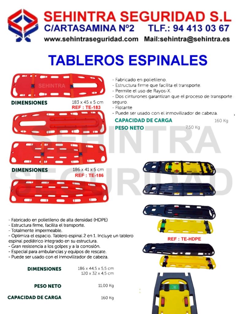 TABLEROS ESPINALES - SEHINTRA SEGURIDAD SEÑALIZACIONES Y ESTUDIOS ...